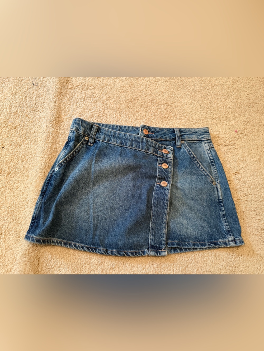 NWT WE THE FREE WYNNE DENIM SKIRT SIZE 27